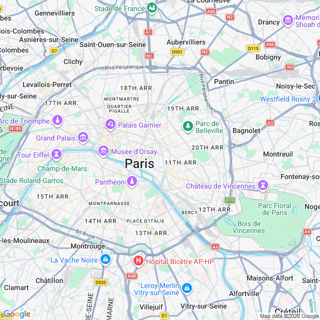 Approximate location