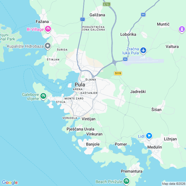 Approximate location
