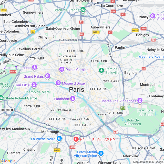 Approximate location
